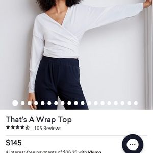 ADAY That’s a Wrap blouse - TRAVEL shirt